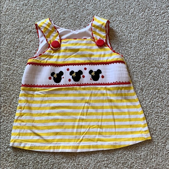 Other - Smocked Mickey Mouse shirt Other - Smocked Mickey Mouse shirt